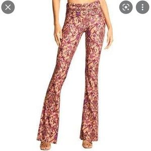I.AM.GIA butterfly flare pants, size small